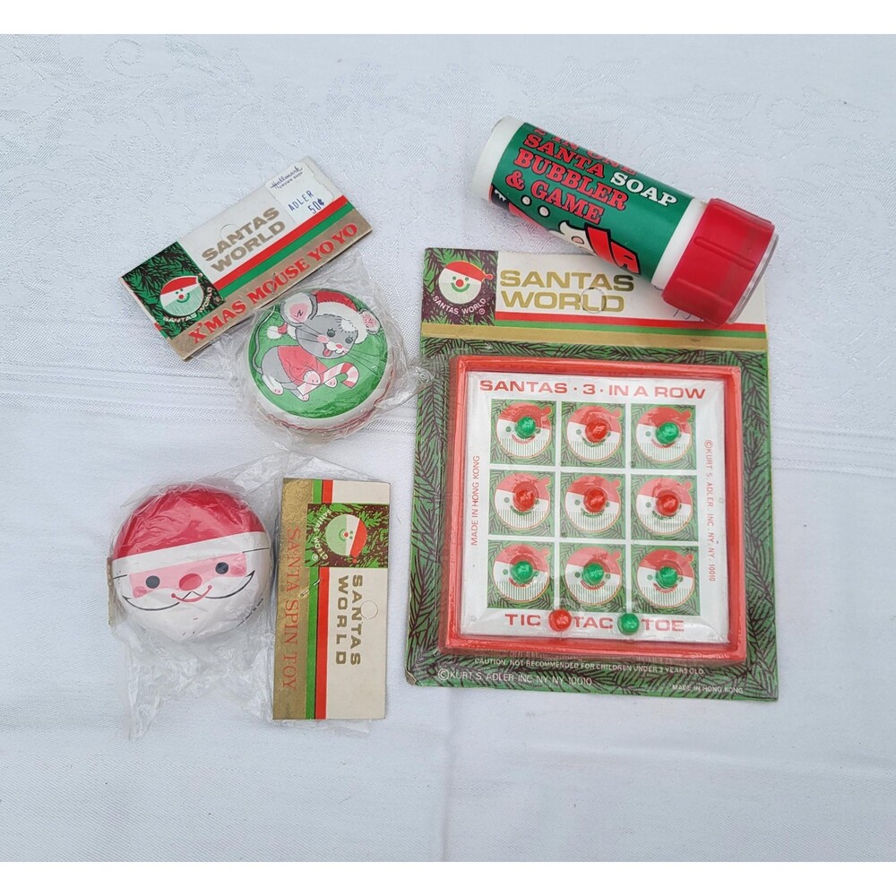 1970s Kurt Adler Christmas Decor Toys Vintage Santas World